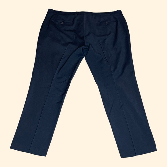 Lauren Ralph Lauren High Performance Wool Navy Blue Dress Pants 40W x 30L Mens - Picture 2 of 11